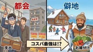 都会vs僻地、コスパ最強はどっちだ？元駐在員が計算してみた。 